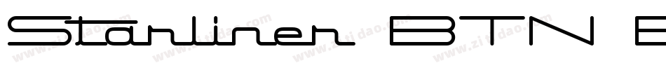 Starliner BTN BoldOblique字体转换